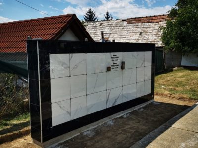 urnová stena kolumbárium radosina urny kamenárstvo náhrobný kameň cintorín