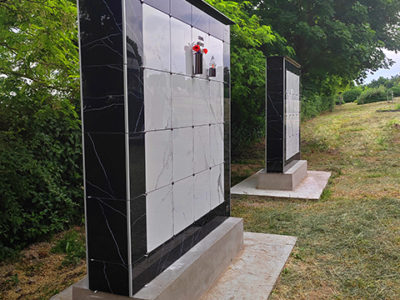 Kolumbárium - urnová stena MODU-AL v nagykonyi urnove miesto urnovy hrob