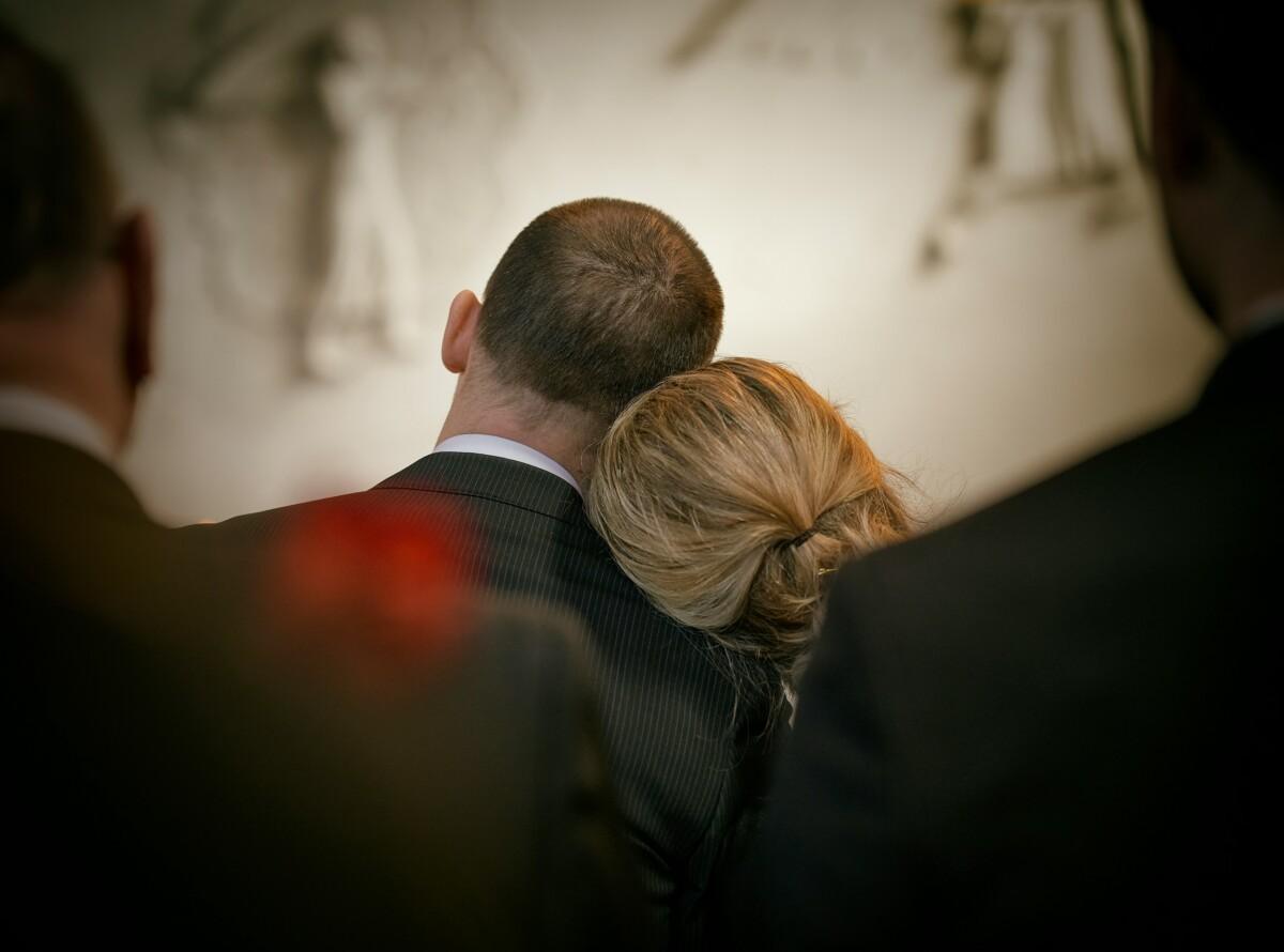 Rodina a blízki počas emotívnej poslednej rozlúčky