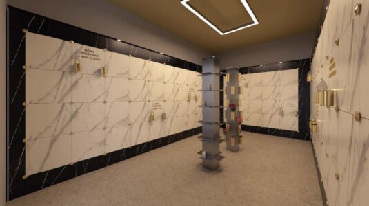 kolumbárium Chvalovice vizualizácia